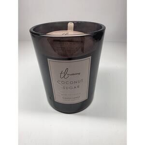 Trueliving Coconut Scented Candle 15oz 2 Wick Glass Jar